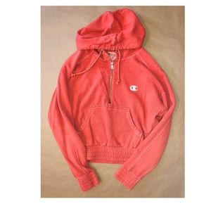 Champion cropped hoodie